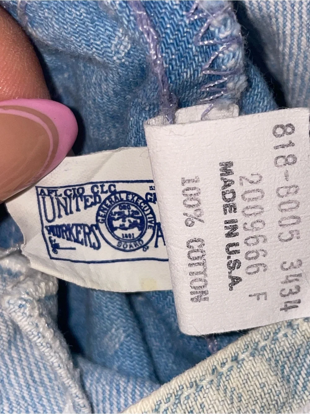 90s Vintage OshKosh Overalls Acid Wash 6-9 Months